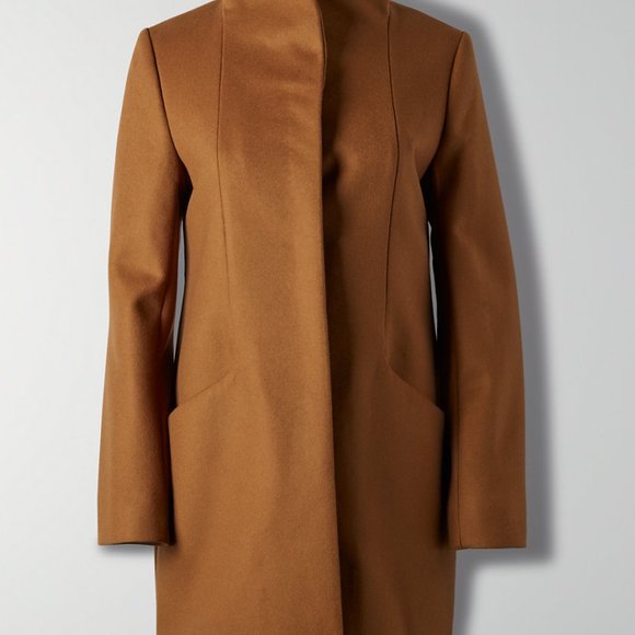 Wilfred - Mid-length wool cashmere coat - Picture 3 of 7